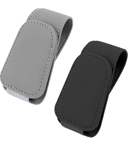 Porta Occhiali Da Sole Per Auto - Clip Da Parasole | Organizza Occhiali E Carte | Montaggio Istantaneo
