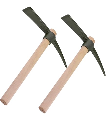 Pokm Toolsmarket Pioche De 2,5 Kg - Pioche Avec Manche En Bois - Pioche Robuste Pour Le Jardin Et Les Travaux De Construction - Poids : 2500 G - Production Européenne
