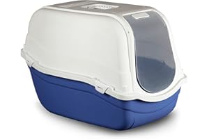 MP Bergamo- Kuweta dla kota Romeo Maxi z filtrem węglowym niebieska