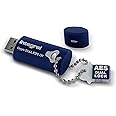 Integral 8GB Crypto-197 256-Bit Hardware Encrypted 3.0 USB Secure Dual Password Flash Memory Drive - Certified to FIPS 197, Protection & Rugged Double-layer Waterproof Design XTS- AES