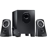 Logitech Z313 2.1 Sistema di Altoparlanti Multimediali con Subwoofer, Audio Full Range, 50 Watt, Bassi Potenti, Ingressi Audi