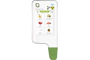 Greentest Unisex – Erwachsene Eco 6 Messger t zur Messung von Nitraten Wasserh rte und radioaktiver Strahlung, Weiß, kompakt EU