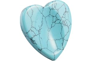 Nupuyai Thumb Worry Stone, Healing Crystal Pocket Palm Stone for Reiki Anxiety Stress Relief