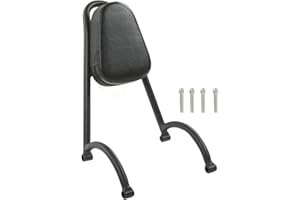 LEAPITURE Respaldo de pasajero trasero para moto, Soporte trasero para motocicleta Almohadilla de respaldo de cuero PU, Para rebel cmx300 y cmx500 reemplazo de cojín