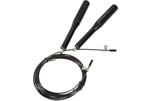 YOSOO Alliage d'aluminium Vitesse réglable en acier Corde à sauter en fil d'acier Corde à sauter