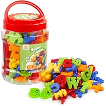 Lot De 79 Aimants Alphabet & Chiffres Éducatifs | Lettres Magnétiques Pour Enfants | Frigo Et Tableaux