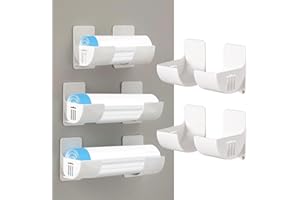 Tolenre 4 Pieces Garbage Storage Hooks, Wall Mounted Garbage Bag Holders,Wall Mounted Garbage Bag Dispenser,Garbage Bag Organizer for Storing and Organizing Kitchen Accessories