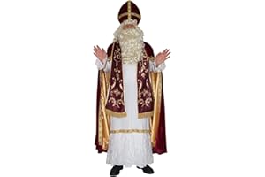 MAYLYNN Nikolaus Kostüm Weihnachtsmann Bischof DeLuxe