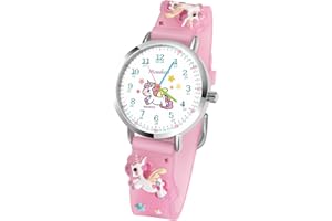 Maukoo Orologio Bambini, Orologio Quarzo in Cartone Animato 3D, Orologio da Polso per Ragazzi e Ragazze, Orologio Bambini Impermeabile 30 M Insegnamento con Cinturino in Silicone