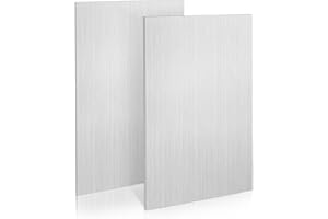 ADERTOS Lot de 2 tôles et plaque aluminium, panneau en aluminium pour le soudage, l'artisanat, le bricolage