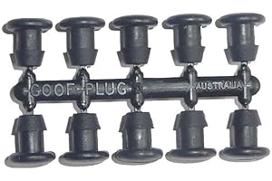 ANTELCO RACK OF 10 GOOF PLUGS BLANKING END PLUG 4MM