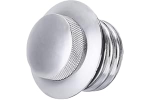 NICOLIE Motorrad Tankdeckel Pop Up Schraub-Einbau Tankdeckel Kompatibel Mit Harley Sportster Dyna Softail Fatboy 1982-2018 - Chrom