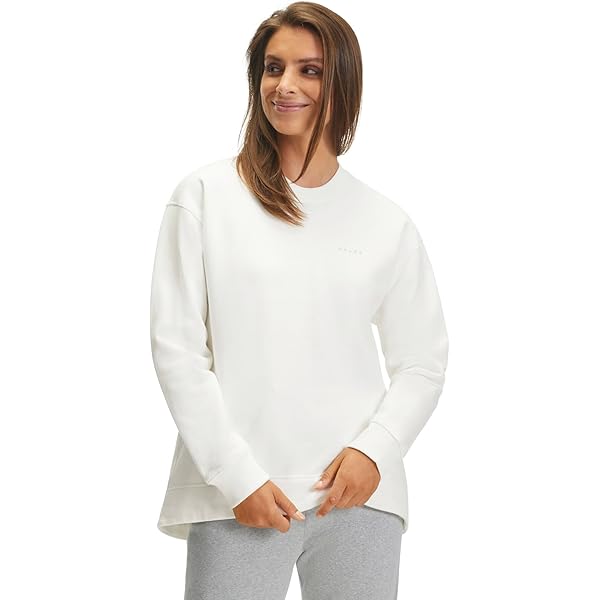 Crewneck Sweater Women THE GYM PEOPLE Women's Cozy Fleece Pullover