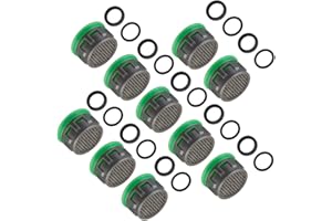 Schläfer 1802210 | Cartuccia Filtro Rubinetto Universale, Inserto per Aeratore Perlator DL M22x1 / M24x1 Classe Z, 7 lit/min anticalcare adatto per Aeratore Risparmio acqua NEOPERL HONEYCOMB -10PZ