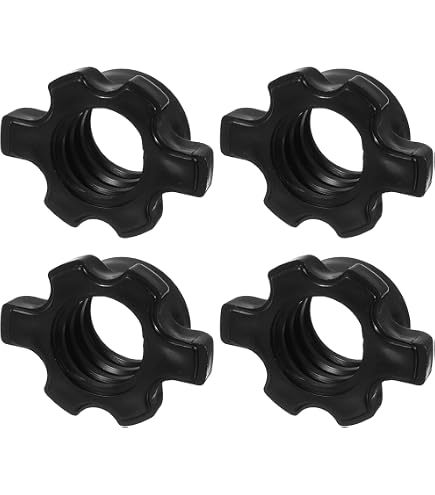 Lot De 2 écrous Hexagonaux Pour Haltères – Taille 2,5 Cm, Antidérapants, En Plastique Robuste