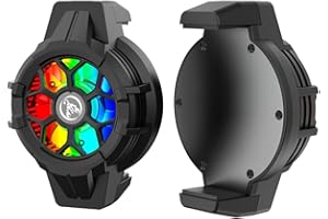 CUIFATI HXSJ Semiconductor Phone Cooler, Cellphone Radiator Cooling Fun Portable Mobile Phone Radiator Gaming Cooling Phone Portable Handheld Cooling Fan para la Mayoría de los Teléfonos,(Negro)