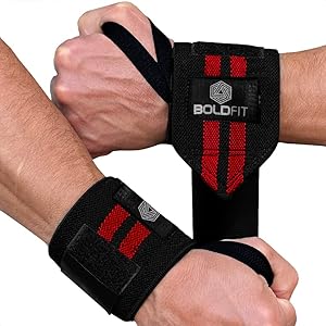 Boldfit Wrist Band for Gym Workout Wrist Support for Gym Straps for Men Hand Band Strap for Man Accessories for Men Workout Wrists Supporter wrap for Man Workouts Accessories for Women Hand Wraps