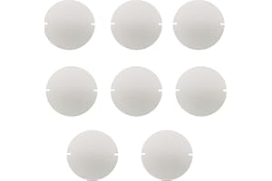 ZAHD 8 pezzi Guarnizione Piatta Stufa，Guarnizione Stufa Fibra Ceramica，Guarnizioni per Tubi Tagliate a Misura，Guarnizione del tubo di scarico del camino, resistente alle alte temperature 1200° C