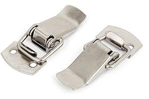 UXCELL Sourcingmap Spring Loaded Boxes Trunk Clip Metal Toggle Latch Catch Clamp 2 Set 40x20x9mm Clamp Size