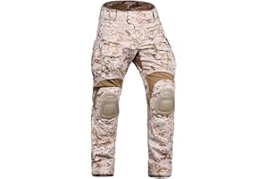 EMERSONGEAR Gen3 Paintball Trousers with Knee Pads, Combat Trousers, Army Airsoft Combat BDU Trousers