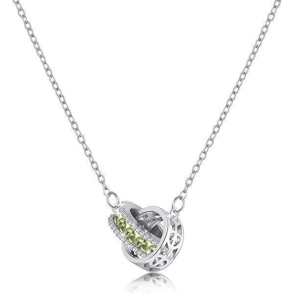 FUNEIA Collana Girocollo Con Pietra Di Nascita E Zirconi – Catenina Color Oro 14K, Regalo Personalizzato Per Compleanno Mamma E Ragazza