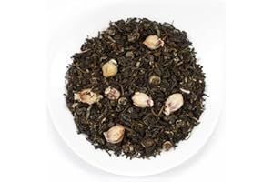 ‎URBANTEADEALERS URBANTEADEALERS Buddhas kleines Geheimnis Teemischung mit weißen Hibiskusknospen, aromatisiert mit Pfirsich-Jasmin-Geschmack, 100g
