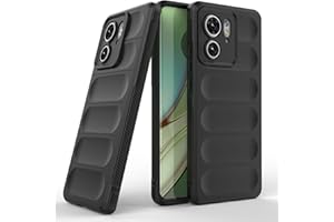 GOKEN Cover per Motorola Edge 40 / Motorola Edge 2023, Custodia in Morbido Silicone Antiurto con Impugnatura Laterale Antiscivolo e Design Elegante Monocolore, Case -Nero
