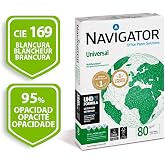 Nuco Navigator Universal yazıcı kağıdı, A4, &ccedil;ok ama&ccedil;lı yazıcı kağıdı, fotokopi kağıdı, beyaz, 80 g/m&sup2;, 400 yaprak