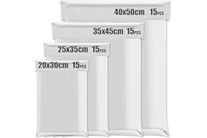 60 Stück Plastik Versandbeutel, Wasserdichte Versandtaschen Warensendung, Versandtüten Für Kleidung mit Selbstklebeband, Grau Blickdicht, Geeignet für Warenverpackung, Logistischen Versand（4 Größen）