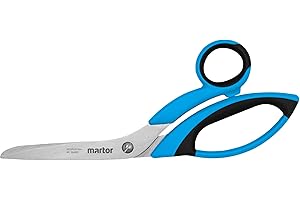 Martor 564001.00 Safety Scissors Secumax 564", Grey/Blue/Black