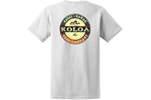 KOLOA SURF COMPANY Koloa Surf Graphic T-Shirt z ciężkiej bawełny regularny, duży i wysoki