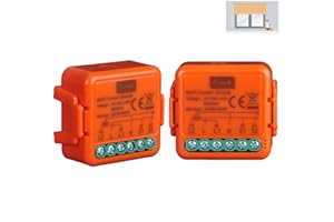 ANVEK Interruptor inteligente persianas, interruptor WiFi Alexa Module para cortinas, Smart Curtain Switch, funciona con Echo Dot y Google Home, mando a distancia tuya/Smartlife App (2)