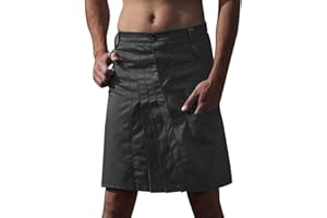 Schottischer Kilt Herren Lang Einfach Und Stilvoll Röcke Mit Kontrasttaschen Goth Schottenrock Skater Lässige Streetwear Schottischer Kilt Klassischer Schnitt Stilvolle