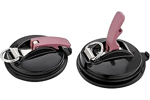 EXLECO Set of 2 Suction Cups Maximum Weight 22 kg Multifunctional Suction Cup Attachment Car Mount Tents Car Tensioner for Household Camping Awning Awning