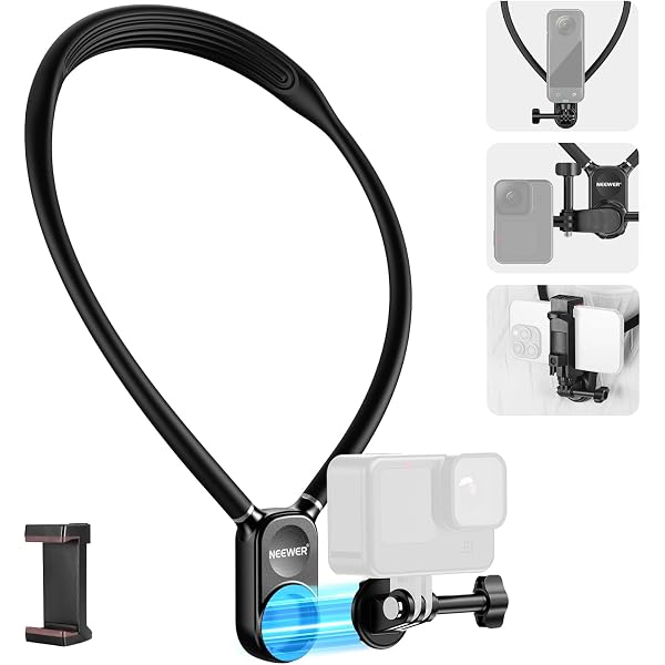 2 Supports Guidon Universels Pour Caméra D'action - Fixation Stable Anti-vibration, Compatible GoPro, Pour Vélo/moto - 9