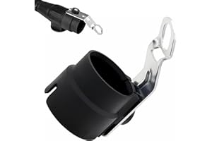Hongoen Anhänger Stecker Halter,Anhaengerstecker Halterung，Universal Anhängersteckerhalter für 7- auf 13-polige Stecker, Anhänger Steckerhalter Hänger Deichsel Halter für Auto Anhänger & Gabelstapler