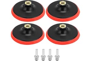 QWORK® 4 pezzi M14 125 mm platorello con gancio e anello, inclusa biella M14