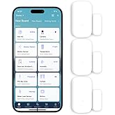 Aqara Door and Window Sensor 3-Pack, Requires AQARA HUB, Zigbee | Mini Wireless Contact Sensor for Alarm and Home Automation