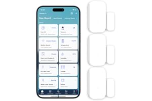 Aqara Sensore per Porte e Finestre 3-Pack, Richiede un Hub AQARA, Connessione Zigbee, Rilevatore Wireless per Sistema di allarme e Domotica Intelligente, Compatibile con Apple HomeKit, Alexa, IFTTT