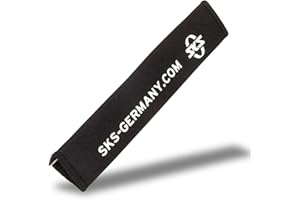 SKS GERMANY CHAINSTAY - Protezione per catena, accessori per bicicletta (in neoprene particolarmente elastico, con chiusura in velcro extra lunga; protezione sicura da graffi e danni)