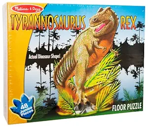 T-Rex: 48-Piece Floor Puzzle + FREE Melissa & Doug Scratch Art Mini-Pad Bundle + FREE Melissa & Doug Scratch Art Mini-Pad Bundle [04312]