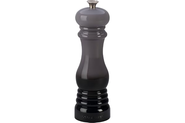 Le Creuset Moulin à Poivre Classique Réglable, Plastique ABS Résistant aux Éclats, Anticorrosion, 21 cm, Flint, 96001900444000
