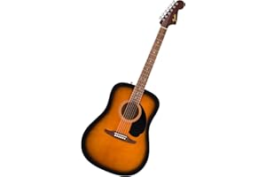 Fender California Debut Redondo Dreadnought Acoustic Guitar, Spruce Top, Black Pickguard, 2-Colour Sunburst
