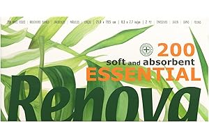 Renova Mouchoirs Boite Plenitude, 2 plis, format maxi, 200 mouchoirs