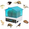 MOGOULUA Mini 4 Egg Chicks Brooder Egg Incubator Temperature Control Hatcher with LED Digital Screen Poultry Hatching Machine Duck Hatcher Bird Incubator for Chicks Quails Egg (4 egg)