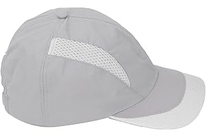 Fafeicy EMF Schutz Kappe mit Silberfaser für Handy, Computer und WLAN - Verstellbare Kopfbedeckung, Vollständig ausgekleidet, Hellgrau