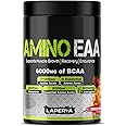eaa supplement | laperva Amino EAA, Essential Amino Acids + Glutamine, Helps for Building Blocks of Protein, Reduce Muscle Breakdown, Gain Muscle Mass and Recover Faster (390 Grams, Strawberry Mango)