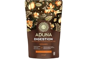 Aduna Advanced Superfood Digestion Blend | 100% Organic Powder for Smoothies/Juices & Yoghurt | 250g Resealable and Recyclable Pack