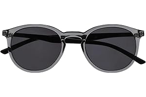 Opulize Met Large Comfortable Clear Grey Black Arms Mens Womens Sun Readers Reading Glasses UV400 S60-7 +1.50