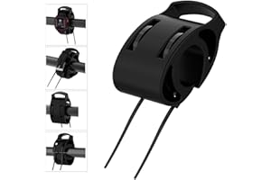 Bemodst Bike Mount Kit For Smart Watch, Bicycle Handlebar Holder Cycling Silicone Stand with Strong Cable Ties For Garmin Forerunner Series